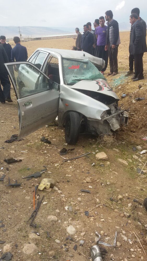 تصادف در جاده رومشکان ۳ کشته و ۶ مصدوم برجای گذاشت / عکس