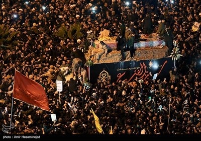 مراسم تشییع پیکر سپهبد شهید قاسم سلیمانی در قم