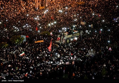 مراسم تشییع پیکر سپهبد شهید قاسم سلیمانی در قم