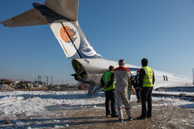 خروج هواپیمای مسافری تهران – ماهشهر از باند فرودگاه