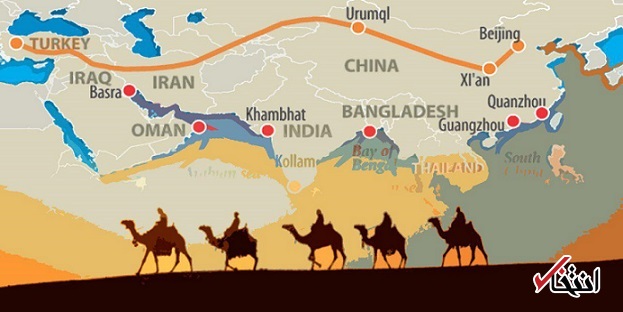 کرونا در امتداد جاده ابریشم جدید سفر می کند / بین مسیر شیوع ویروسی امروز و مسیر مرگ سیاه در دهه 1300 یک همپوشانی چشمگیر وجود دارد