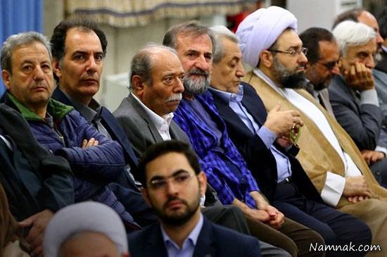 بازیگران در محضر رهبر انقلاب