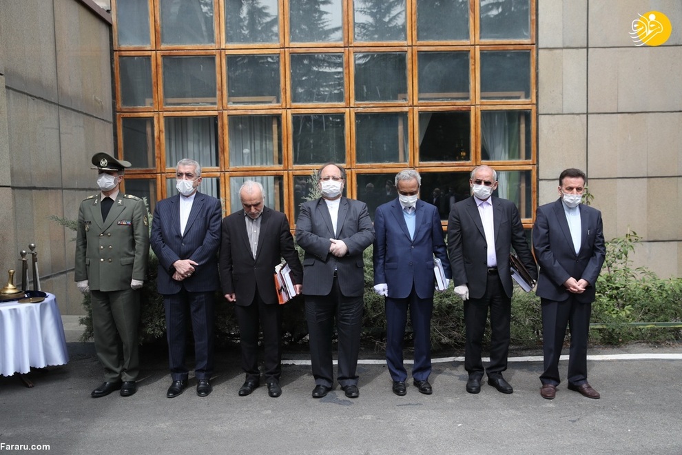 تصاویر آخرین جلسه هیات دولت در سال ۹۸