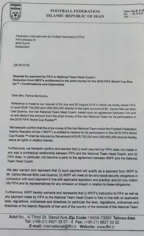 فدراسیون فوتبال , فوتبال , کارلوس کی‌روش , 