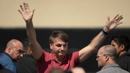 رییس جمهوری برزیل در تظاهرات مخالفان قرنطینه +عکس