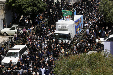 تشییع پیکر شهید «اصغر پاشاپور»