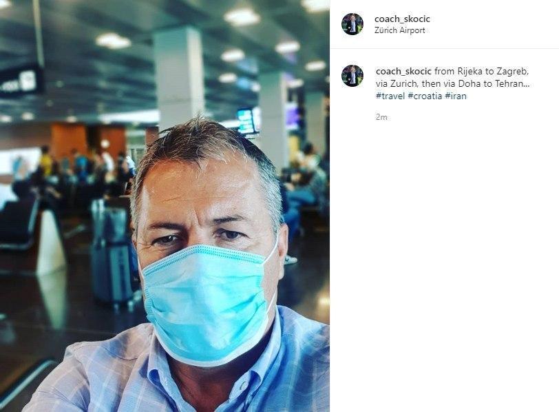 اسکوچیچ در مسیر بازگشت به ایران/عکس