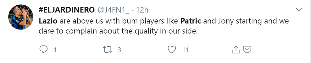 واکنش به گاز گرفتن بازیکن لاتزیو واکنش به گاز گرفتن بازیکن لاتزیو