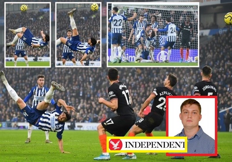 قیچی برگردان جهانبخهش، بهترین گل فصل لیگ برتر انگلیس/عکس