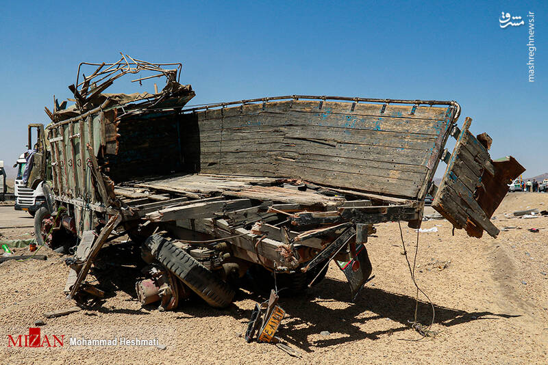 تصاویری از تصادف مرگبار در محور سبزوار - اسفراین‎