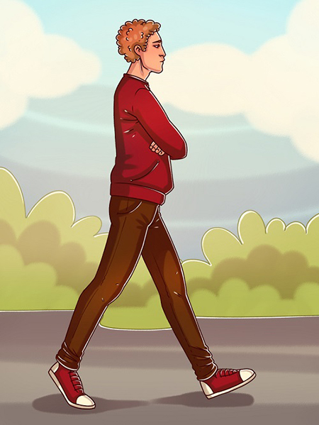 شخصیت شناسی براساس طرز راه رفتن!