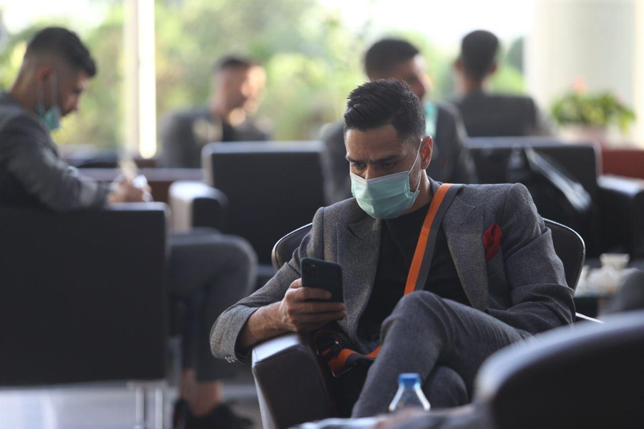 تصاویری از کاروان پرسپولیس در سفر به قطر