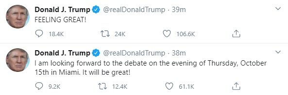 ترامپ از حضور در مناظره بعدی خبر داد