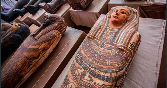 تابوت‌هایی با قدمت ۲۵۰۰ سال در مصر