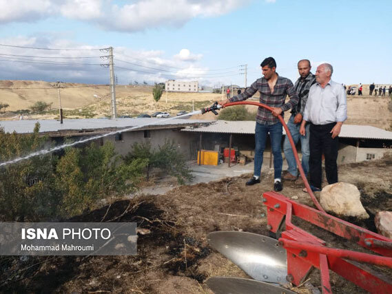 انفجار کارگاه گاز مایع در هشترود/ عکس