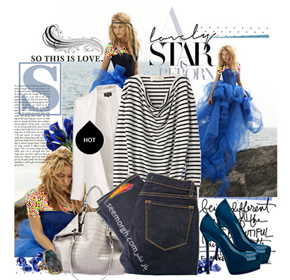 ست کردن لباس با شلوار جین برای پاییز 2020 به سبک شکیرا شیک پوش,ست کردن,ست کردن لباس,ست کردن لباس پاییزی,ست کردن لباس به سبک شکیرا,ست کردن لباس پاییزی به سبک شکیرا