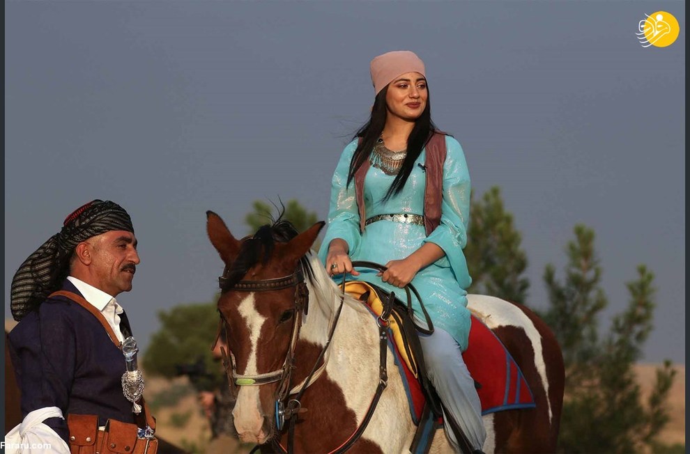 دختران سوارکار در جشنواره کردستان عراق/ عکس