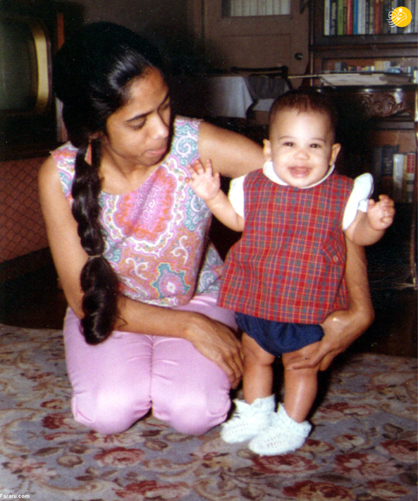 دوران کودکی کامالا هریس معاون رئیس جمهور آمریکا/ عکس‌ها