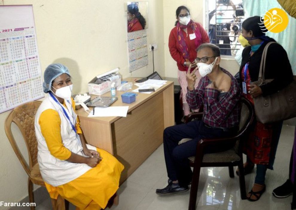 آغاز واکسیناسیون کرونا در هند/ تصاویر