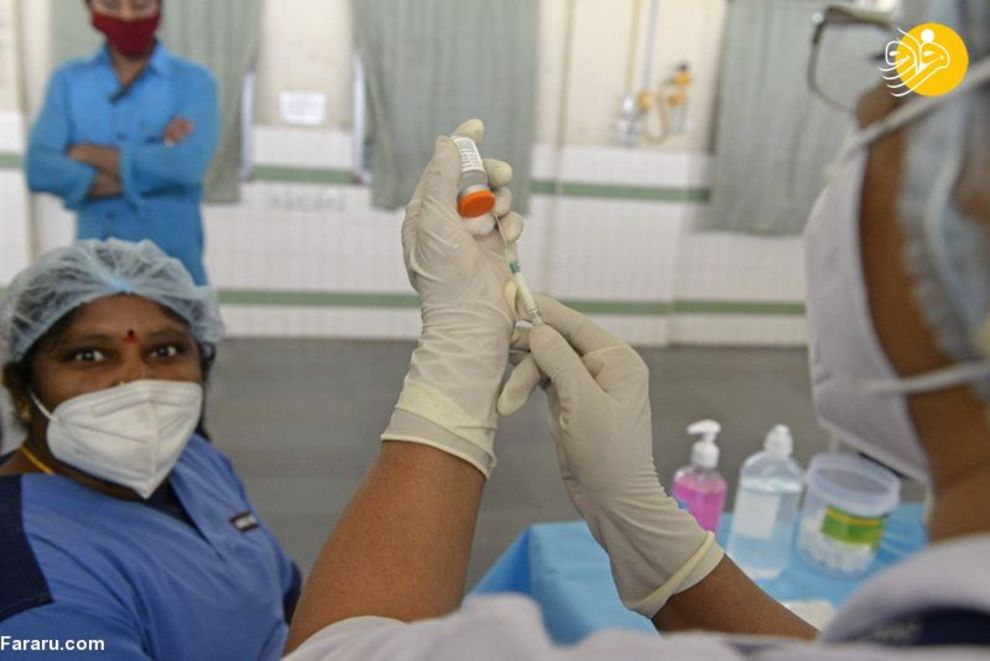 آغاز واکسیناسیون کرونا در هند/ تصاویر