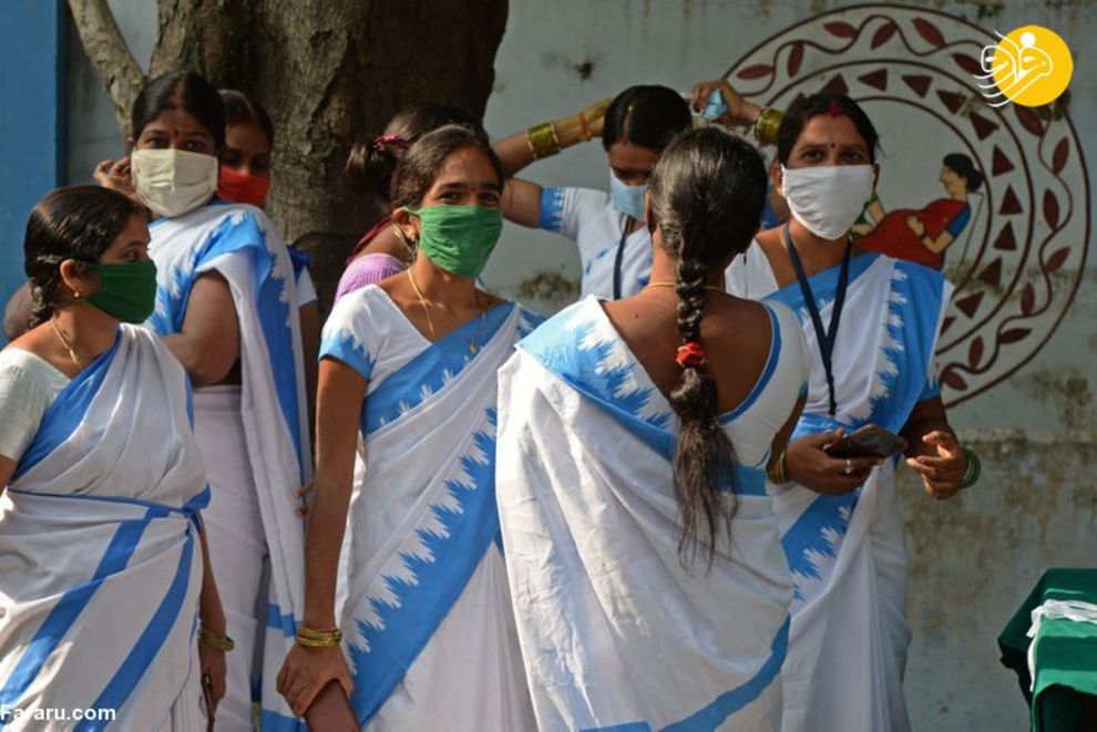 آغاز واکسیناسیون کرونا در هند/ تصاویر