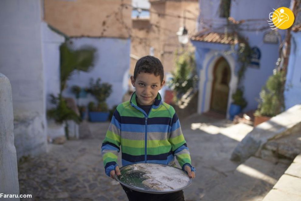 شهر آبی رنگ مراکش، عاری از ابتلا به کرونا است/ تصاویر‌