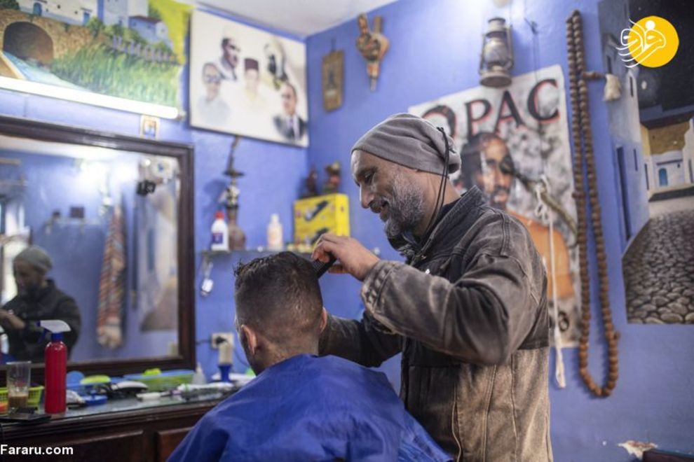 شهر آبی رنگ مراکش، عاری از ابتلا به کرونا است/ تصاویر‌