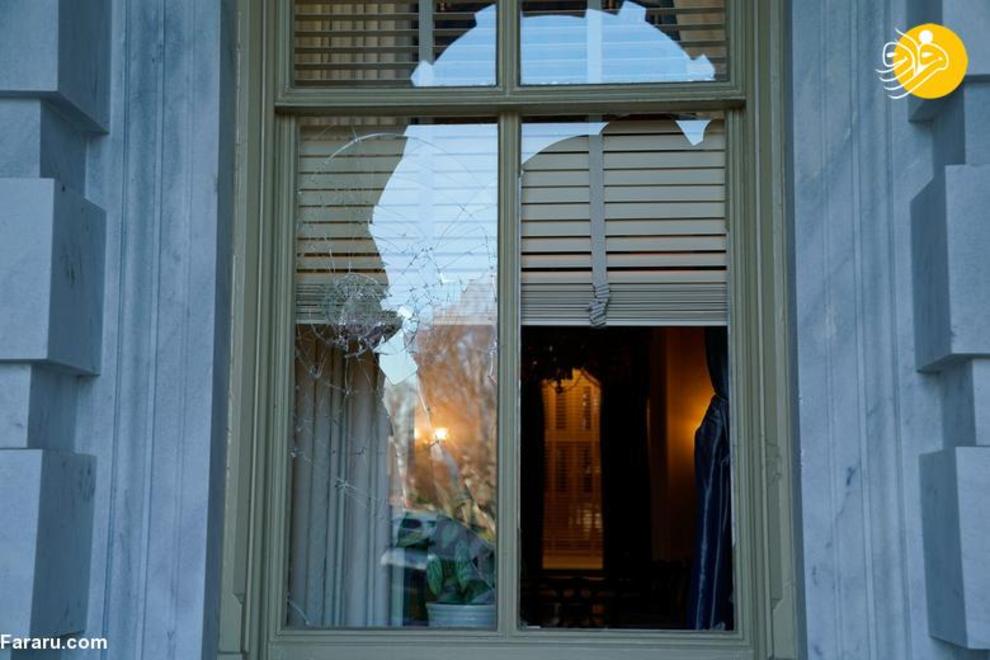 وضعیت کنگره آمریکا پس از حمله هواداران ترامپ/ تصاویر‌