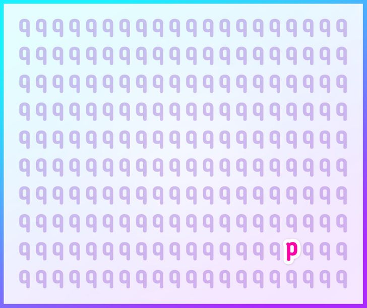 معما: حرف متفاوت را در این تصاویر پیدا کنید