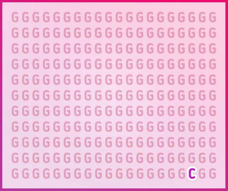 معما: حرف متفاوت را در این تصاویر پیدا کنید