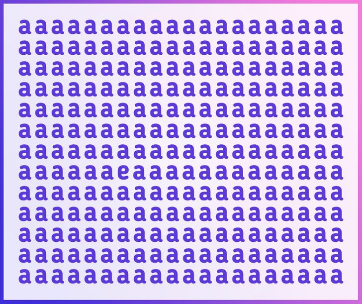 معما: حرف متفاوت را در این تصاویر پیدا کنید