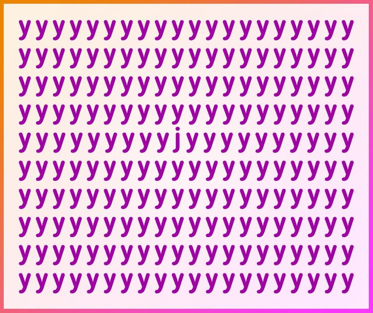 معما: حرف متفاوت را در این تصاویر پیدا کنید