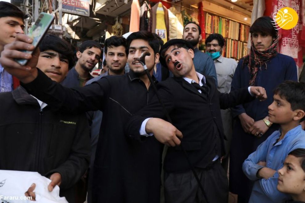 چارلی چاپلین پاکستان مشهور شد!/ تصاویر