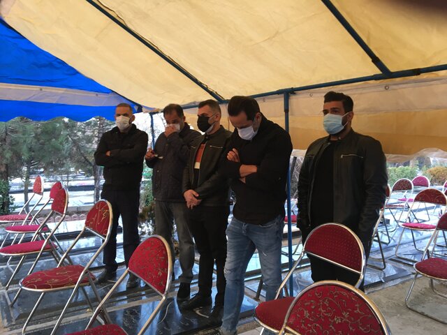 خانه ابدی مرحوم علی انصاریان/ عکس