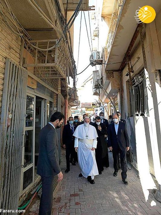 حاشیه‌هایی از حضور پاپ در عراق/ عکس