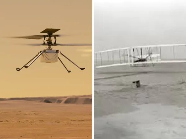 قطعه‌ای از هواپیمای برادران رایت در مریخ