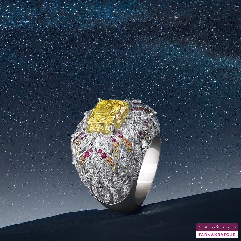 شگفتی الماس و سنگ‌های زرد در جواهرات