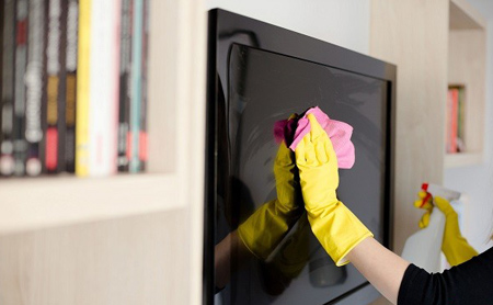 تمیز کردن تلویزیون,طرز تمیز کردن تلویزیون