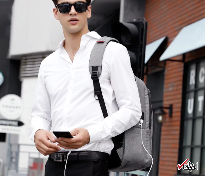 با این کوله پشتی با خیال راحت جهانگردی کنید / ترکیبی از شارژر و پاوربانک