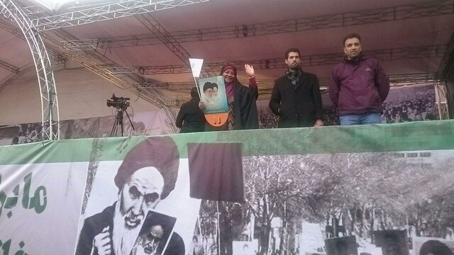 گزارش تصویری از حاشیه راهپیمایی ۲۲ بهمن ۹۷