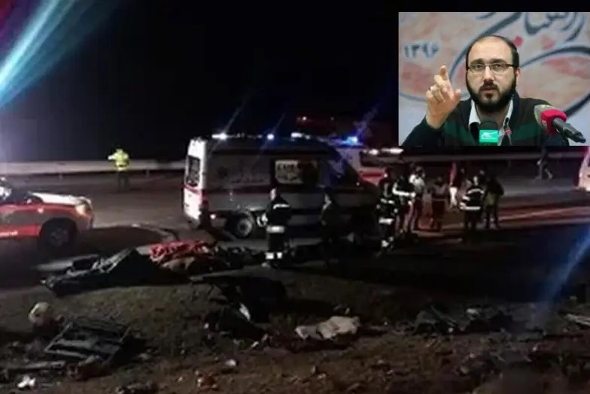 تصادف علی فروغی، مدیر شبکه 3 در آزادراه اصفهان ـ نطنز


