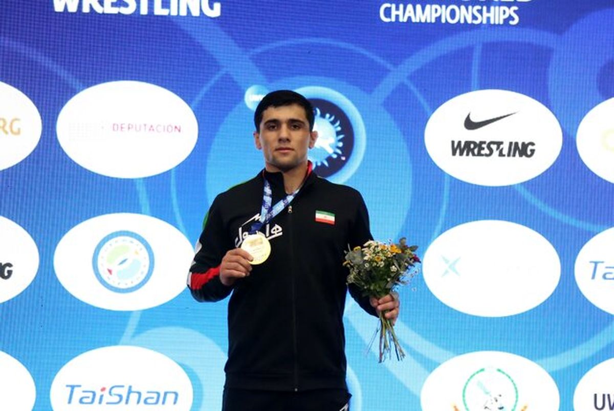 ایمان محمدی دومین طلایی ایران در کشتی فرنگی امیدهای جهان

