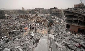 کشتار جدید صهیونیست‌ها در مناطق مرکز نوار غزه با ۱۵۰ شهید

