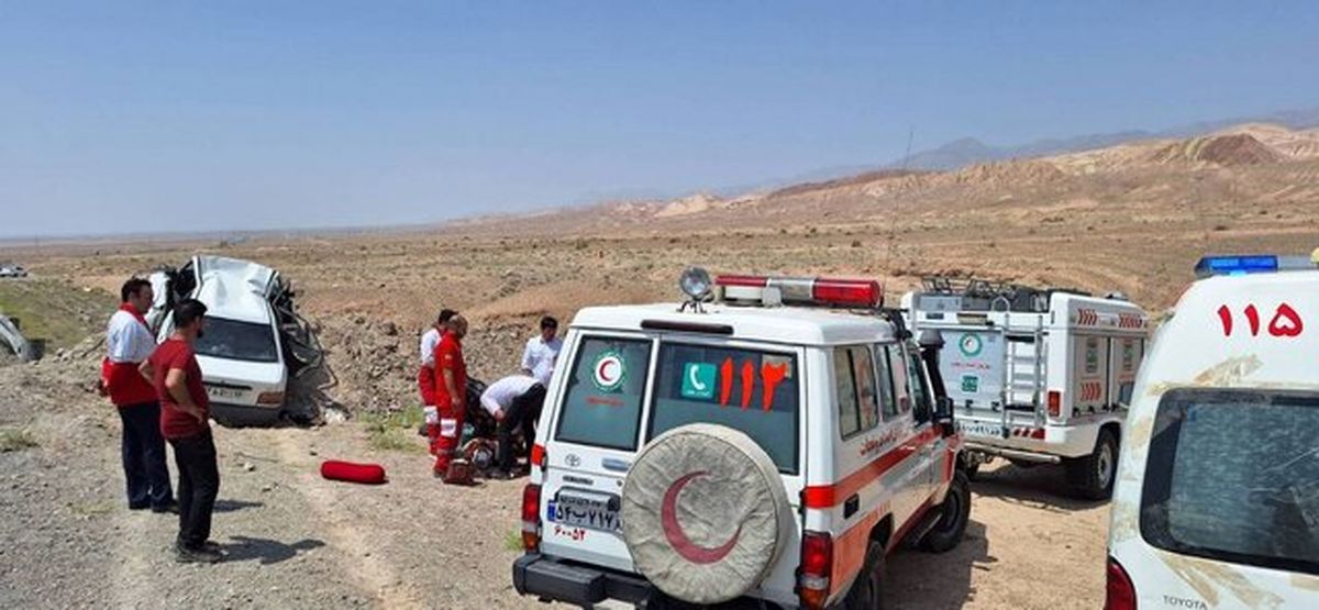مصدومیت 9 نفر در انحراف از جاده در کمتر از 2 ساعت در استان سمنان

