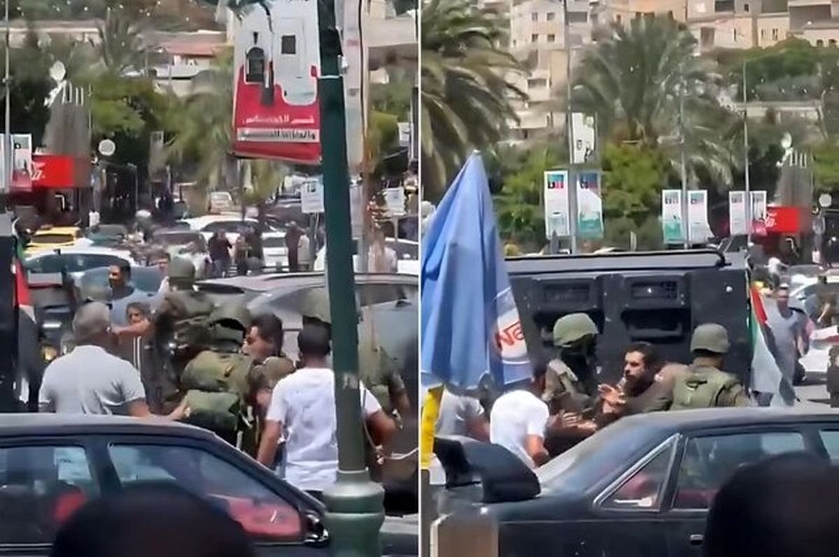ممانعت نیروهای تشکیلات خودگردان فلسطین در کرانه باختری از برگزاری تظاهرات حمایت از غزه

