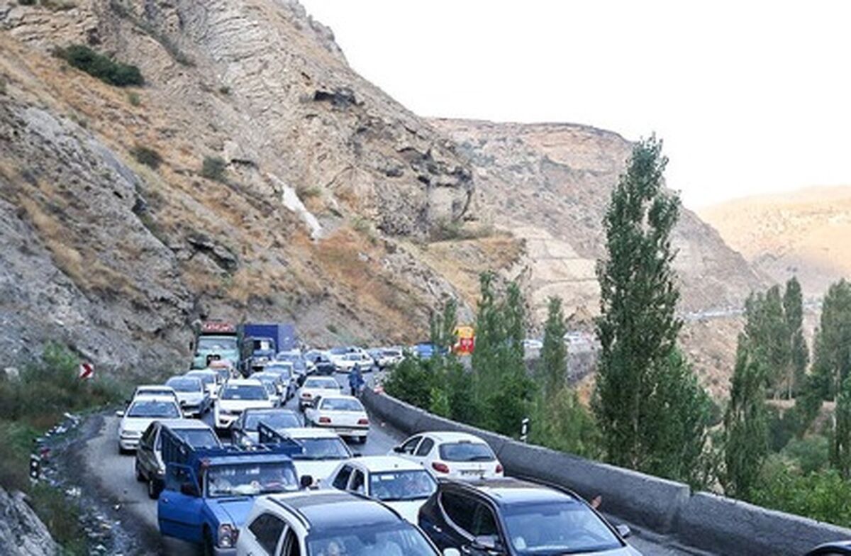 چالوس پرترافیک و هراز روان است

