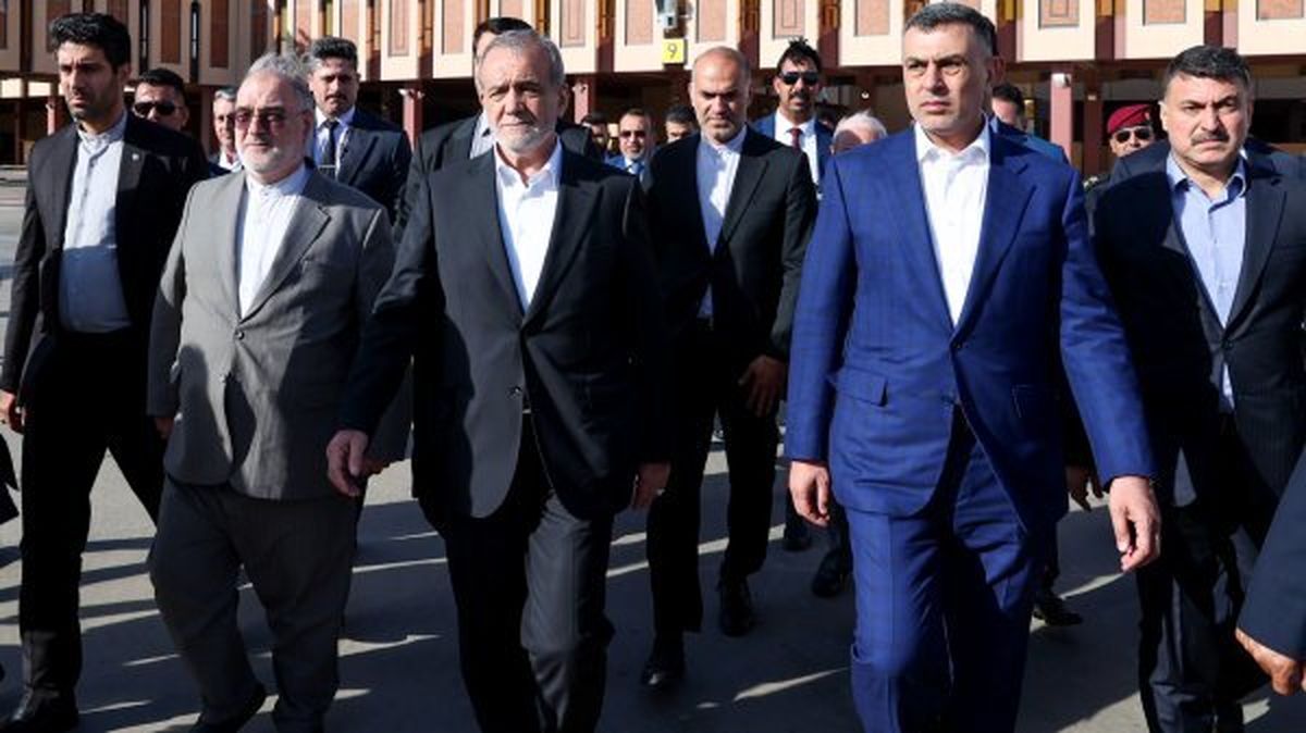 پزشکیان عراق را به مقصد ایران ترک کرد


