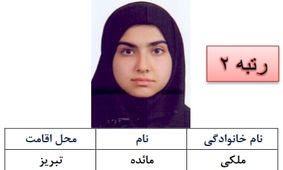 سهمیه کنکوری نداشتم/ مدرسه تیزهوشان درس می خواندم