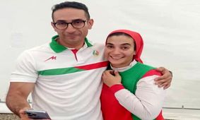 مدال برنز جام جهانی بر گردن خواهر و برادر تیرانداز ایرانی
