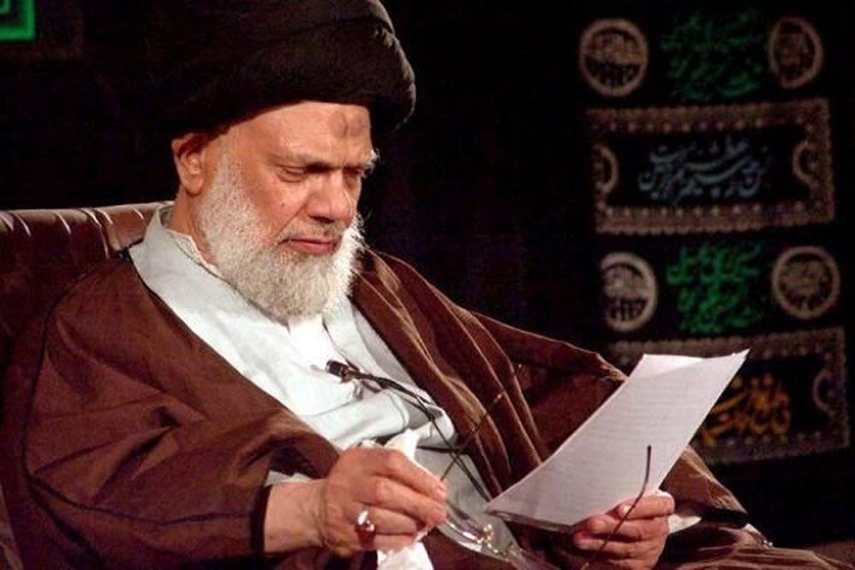 کناره‌گیری عالم عراقی از مرجعیت به سبب بیماری و کهولت و توصیه به تبعیت از رهبر انقلاب


